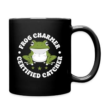 Frog Catcher Charmer Certified Frog - Tasse einfarbig - Schwarz - Rechts
