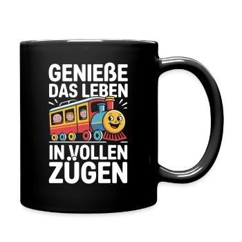 Railway Enjoy life to the fullest Railway - Full Colour Mug - black - Right