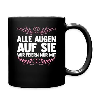 Bachelor Party Team Bride Hen Party - Full Colour Mug - black - Right