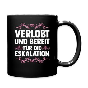 Bachelor Party Team Bride Hen Party - Full Colour Mug - black - Right