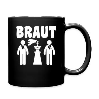 Bachelor Party Team Bride Hen Party - Full Colour Mug - black - Right