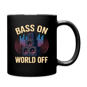Techno Rave - Mug uni - noir - Droite