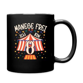 Cirque Manège Anniversaire Motif 8 Ans Garçons Bday - Mug uni - noir - Droite