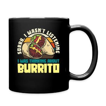 Burrito Rêveries - Mug uni - noir - Droite