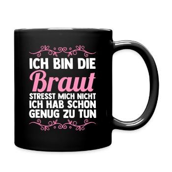 Bachelor Party Team Bride Hen Party - Full Colour Mug - black - Right