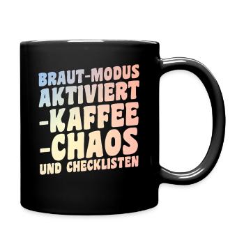 Bachelor Party Team Bride Hen Party - Full Colour Mug - black - Right