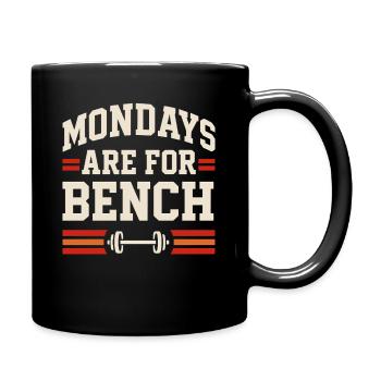 Drôle de développé couché Meme Spot Me Bro Powerlifting - Mug uni - noir - Droite