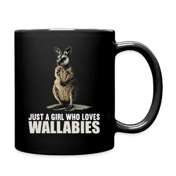 Wallabys Wallaby - Tasse einfarbig - Schwarz - Rechts