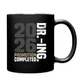 Dr. Ing. Promotion Completed - Tasse einfarbig - Schwarz - Rechts