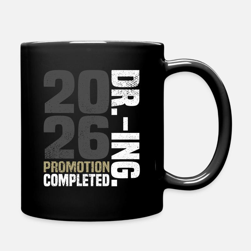 Dr. Ing. Promozione completata - Tazza monocolore - nero