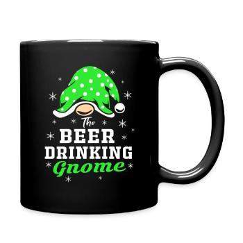 Gnom Bier - Tasse einfarbig - Schwarz - Rechts