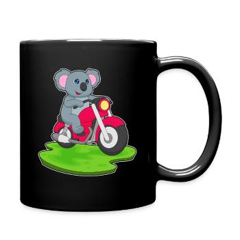 Moto Koala - Mug uni - noir - Droite