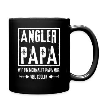 ANGLER PAPA WIE EIN NORMAL PAPA NUR VIEL COOLER - Tasse einfarbig - Schwarz - Rechts