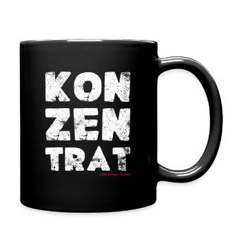 I'm not small, I'm a concentrate saying - Full Colour Mug - black - Right