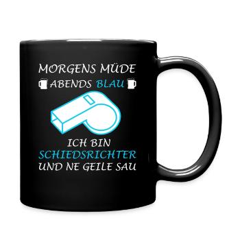 Referee Football Football Referee - Full Colour Mug - black - Right
