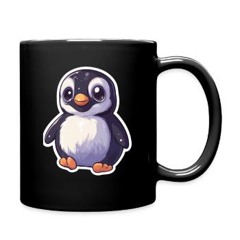 Pingouin - Mug uni - noir - Droite