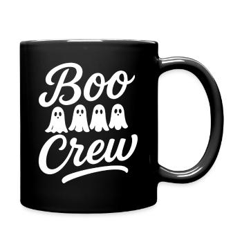 Boo Crew Halloween Party Funny Saying - Full Colour Mug - black - Right