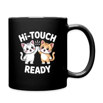 K-Pop Hi-Touch Lustig Korea Maknae - Tasse einfarbig - Schwarz - Rechts