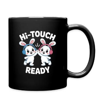 K-Pop Hi-Touch Lustig Korea Maknae - Tasse einfarbig - Schwarz - Rechts
