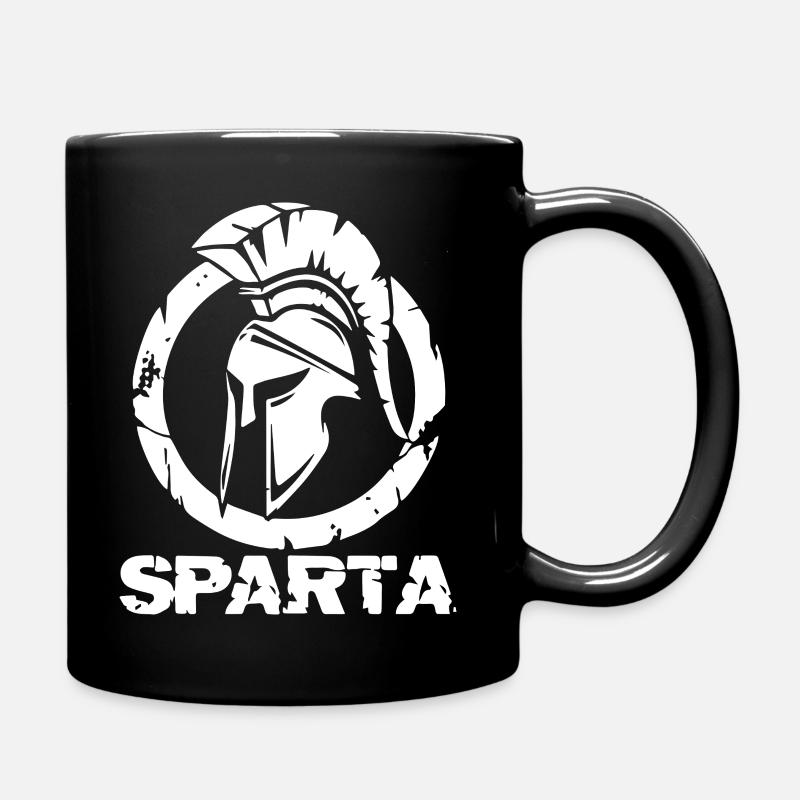 Casque Spartan Circle - Mug uni - noir