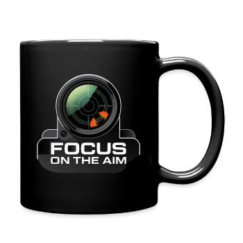 Focus sur le graphique de l’objectif de visée - Mug uni - noir - Droite