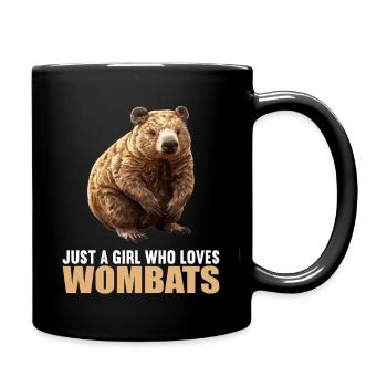 Wombats Wombat - Full Colour Mug - black - Right
