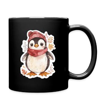 Pingouin - Mug uni - noir - Droite