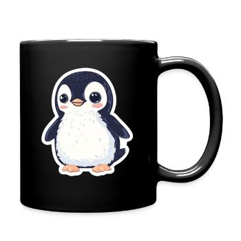 Pingouin - Mug uni - noir - Droite