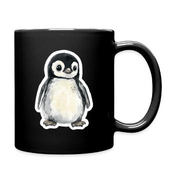 Pingouin - Mug uni - noir - Droite