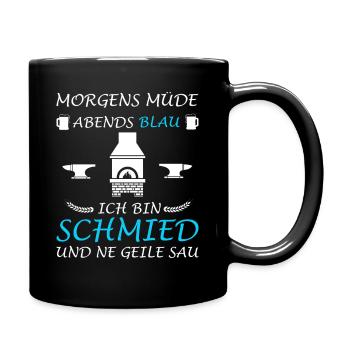Blacksmith Forge Anvil Metal Construction - Full Colour Mug - black - Right
