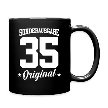 35 Anniversaire - Mug uni - noir - Droite