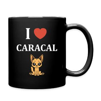 I love Caracal - Full Colour Mug - black - Right