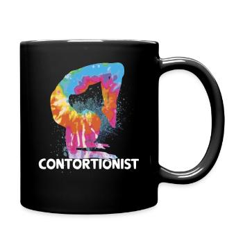Quote for a contortionist - Full Colour Mug - black - Right
