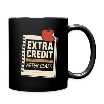 Dirty Teacher Naughty Humor Nsfw Rude - Full Colour Mug - black - Right