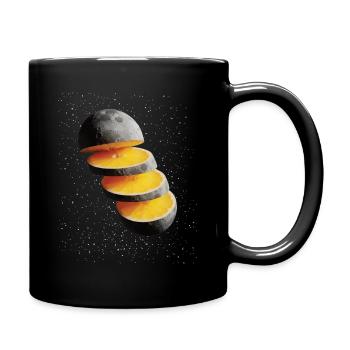Tranches de citron de lune Citron de lune - Mug uni - noir - Droite