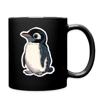 Pingouin - Mug uni - noir - Droite
