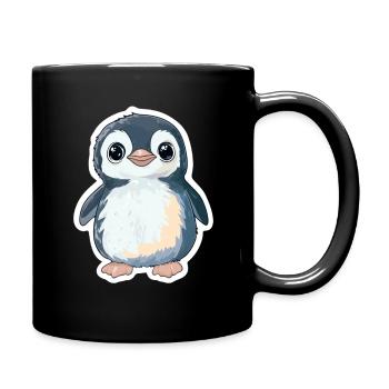 Pingouin - Mug uni - noir - Droite