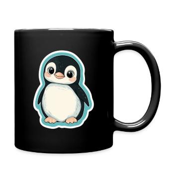 Pingouin - Mug uni - noir - Droite