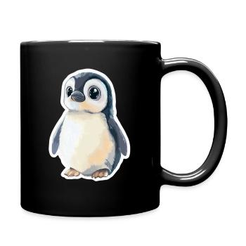 Pingouin - Mug uni - noir - Droite