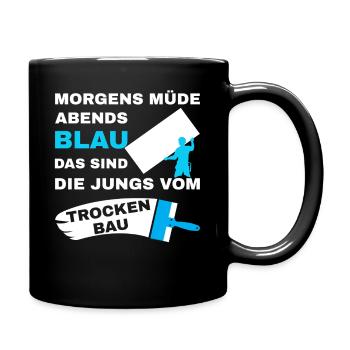 Drywall Drywall Drywall Fitter Saying - Full Colour Mug - black - Right