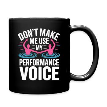 Natation synchronisée Natation artistique Sports nautiques - Mug uni - noir - Droite