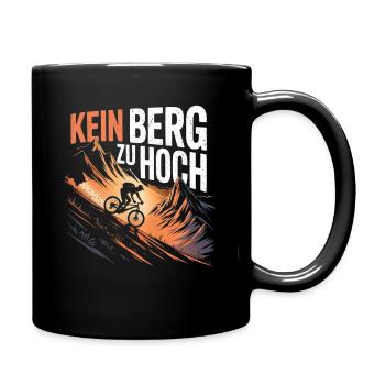 Cyclisme Cyclisme VTT - Mug uni - noir - Droite