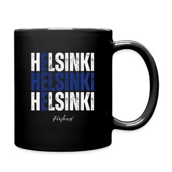 Helsinki Finlande, un souvenir d’Helsinki - Mug uni - noir - Droite