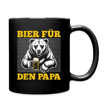 Beer drinkers BEER FOR DAD Fathers Funny - Full Colour Mug - black - Right