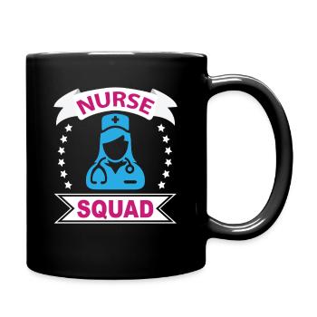Funny Nurse Gifts Nursing Outfits - Full Colour Mug - black - Right