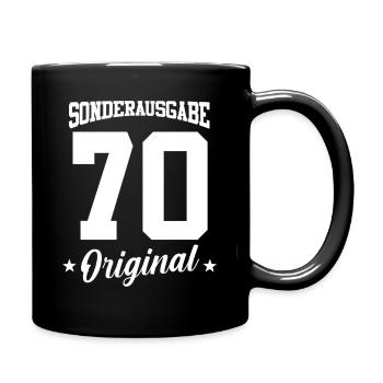 70 Anniversaire - Mug uni - noir - Droite