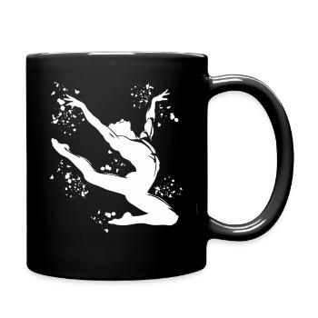 Gymnastics Floor Artistic Gymnastics - Full Colour Mug - black - Right