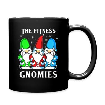 Gnome Fitness Gym - Full Colour Mug - black - Right
