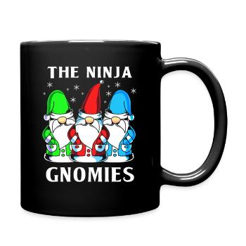 Gnom Ninja - Tasse einfarbig - Schwarz - Rechts