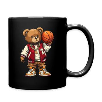 Varsity Street Style Basketball Ours - Mug uni - noir - Droite